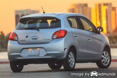 Insurance quote for Mitsubishi Mirage in Denver