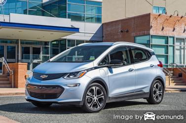 Insurance rates Chevy Bolt EV in Denver