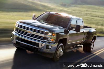 Insurance rates Chevy Silverado 3500HD in Denver