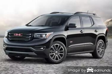 Insurance rates GMC Acadia in Denver