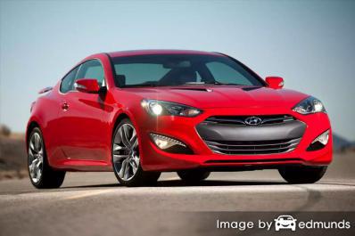 Insurance rates Hyundai Genesis in Denver