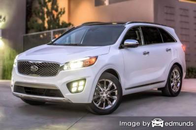 Insurance rates Kia Sorento in Denver