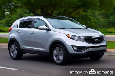 Insurance rates Kia Sportage in Denver