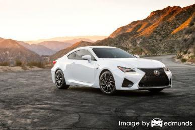 Insurance quote for Lexus RC F in Denver