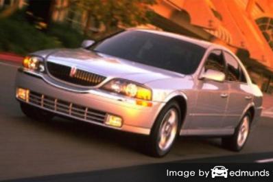 Insurance rates Lincoln LS in Denver