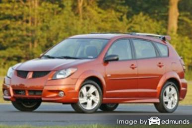 Insurance rates Pontiac Vibe in Denver