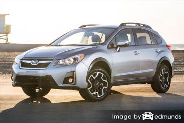 Insurance rates Subaru Crosstrek in Denver