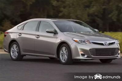 Insurance rates Toyota Avalon in Denver