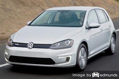 Insurance rates Volkswagen e-Golf in Denver